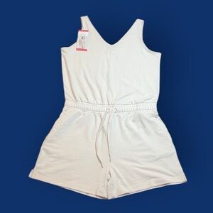 NWT Lole Women's Cream Soft Stretch Romper sz M